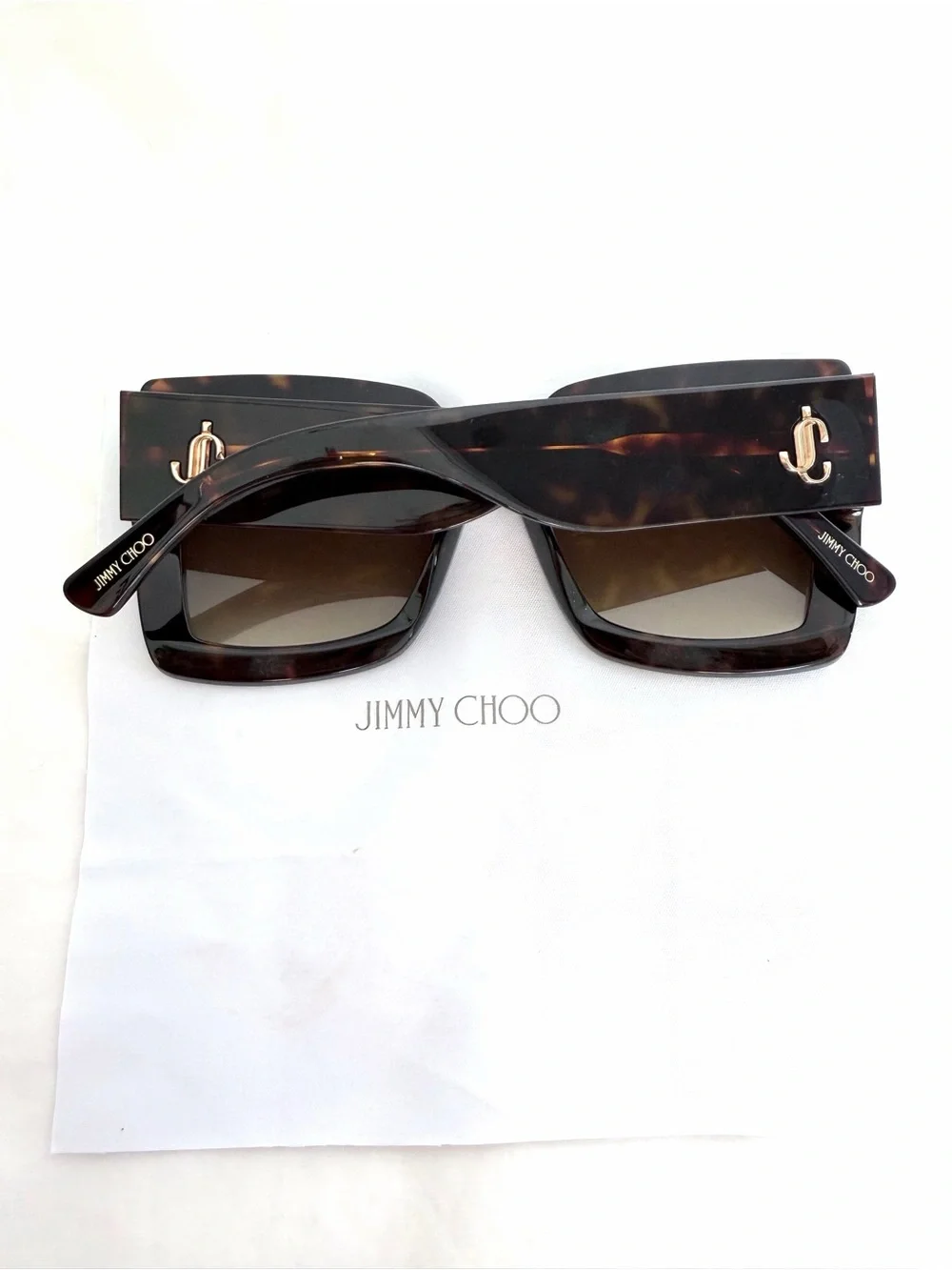 JIMMY CHOO Havana Square-Frame Sunglasses WMN
